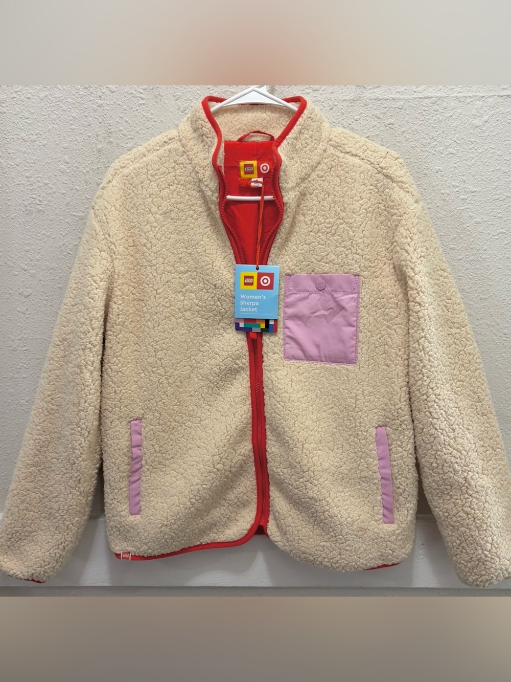 Lego x Target Sherpa Cream Jacket NWT Small
